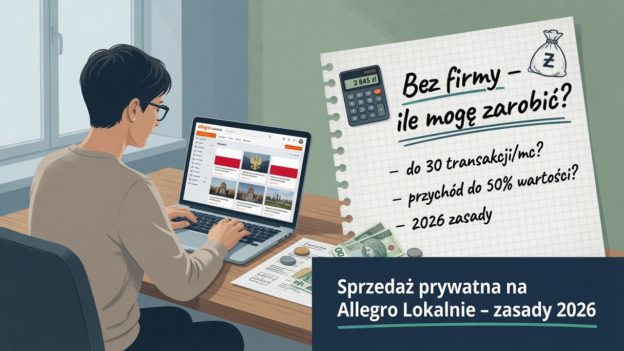 Sprzedaż prywatna na Allegro Lokalnie