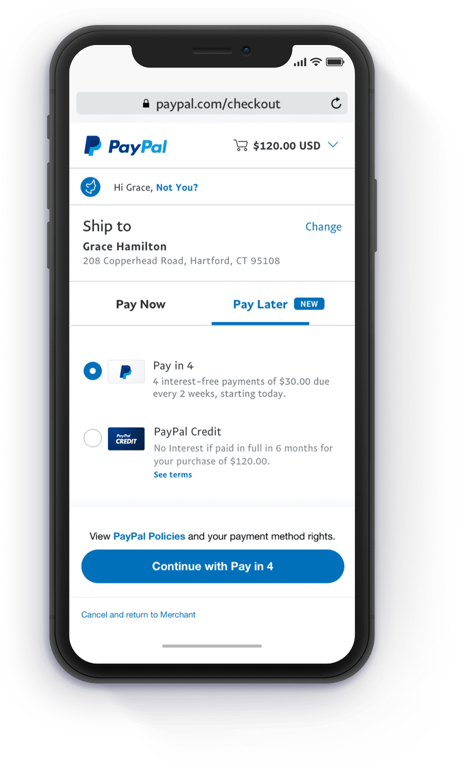 PayPal Pay Later